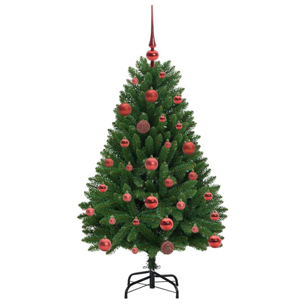 Árbol de Navidad artificial Verde 120 cm PVC y Metal M 4
