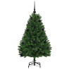 Árbol de Navidad artificial Verde 120 cm PVC y Metal 4
