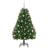 Árbol de Navidad artificial Verde 120 cm PVC y Metal 3