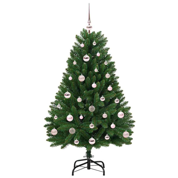 Árbol de Navidad artificial Verde 120 cm PVC y Metal M 4