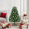 Árbol de Navidad artificial Verde 120 cm PVC y Metal 1