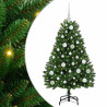 Árbol de Navidad artificial Verde 120 cm PVC y Metal 2