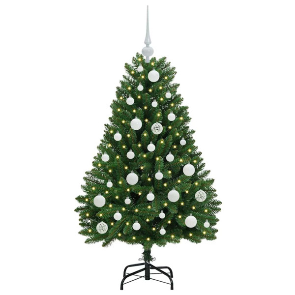Árbol de Navidad artificial Verde 120 cm PVC y Metal M 3