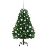Árbol de Navidad artificial Verde 120 cm PVC y Metal 4