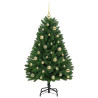 Árbol de Navidad artificial Verde 120 cm PVC y Metal 4
