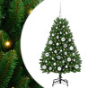 Árbol de Navidad artificial Verde 120 cm PVC y Metal 2