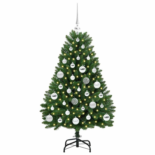 Árbol de Navidad artificial Verde 120 cm PVC y Metal M 3
