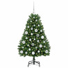 Árbol de Navidad artificial Verde 120 cm PVC y Metal 3