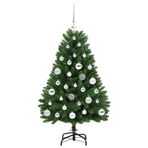 Árbol de Navidad artificial Verde 120 cm PVC y Metal M 4