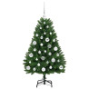 Árbol de Navidad artificial Verde 120 cm PVC y Metal 4