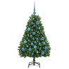 Árbol de Navidad artificial Verde 120 cm PVC y Metal 3