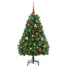 Árbol de Navidad artificial Verde 120 cm PVC y Metal 3