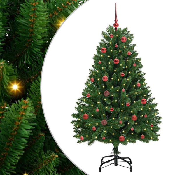 Árbol de Navidad artificial Verde 150 cm PVC y Metal M 2