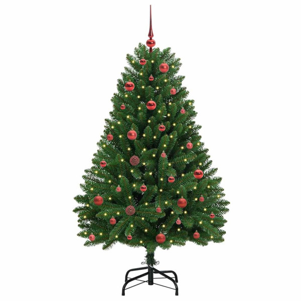 Árbol de Navidad artificial Verde 150 cm PVC y Metal M 3