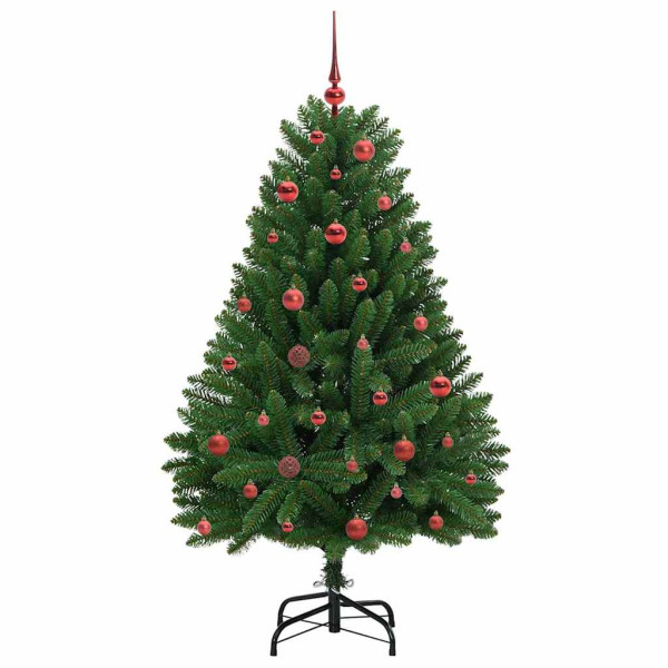 Árbol de Navidad artificial Verde 150 cm PVC y Metal M 4