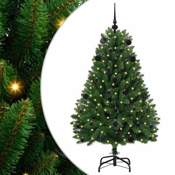 Árbol de Navidad artificial Verde 150 cm PVC y Metal M 2