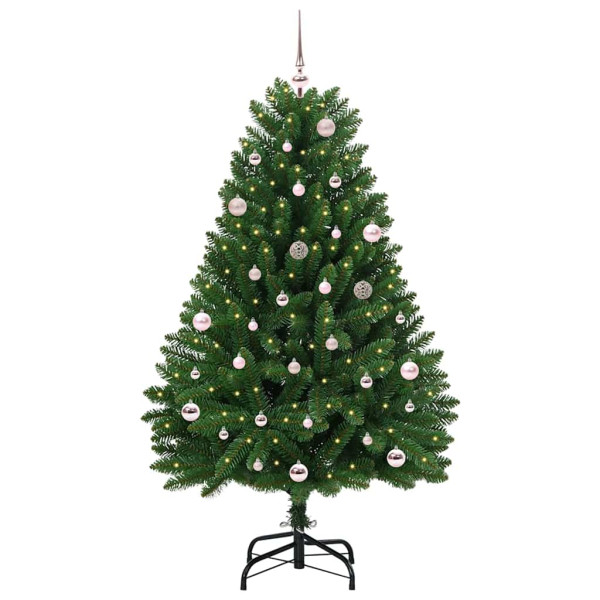 Árbol de Navidad artificial Verde 150 cm PVC y Metal M 2