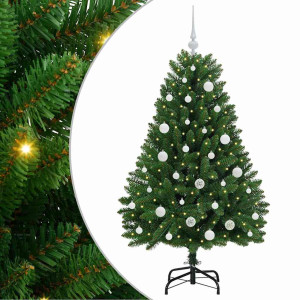 Árbol de Navidad artificial Verde 150 cm PVC y Metal H