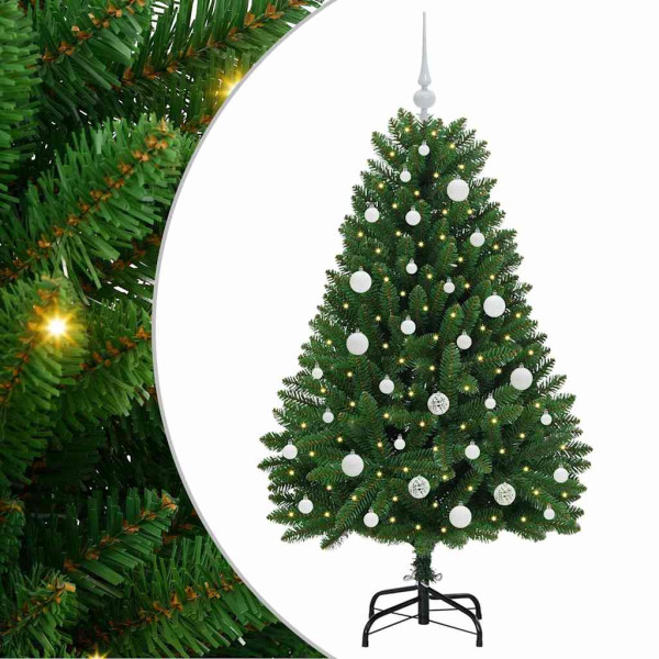 Árbol de Navidad artificial Verde 150 cm PVC y Metal M 2