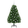Árbol de Navidad artificial Verde 150 cm PVC y Metal 3