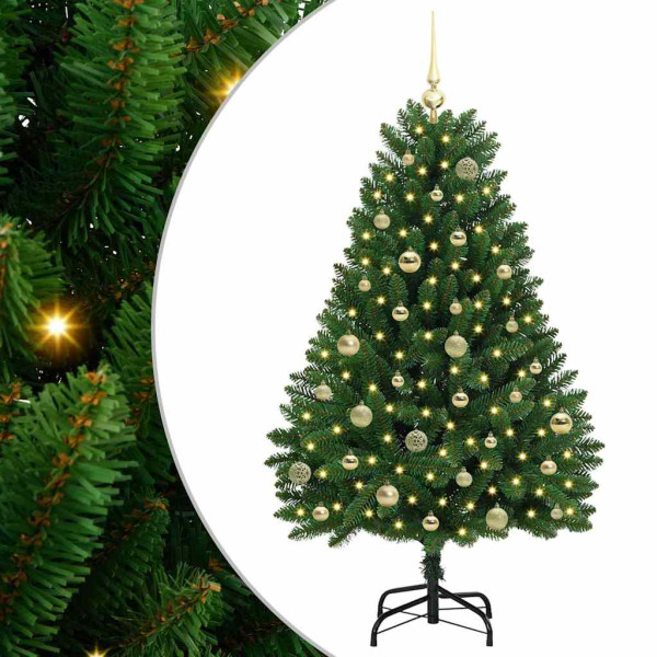 Árbol de Navidad artificial Verde 150 cm PVC y Metal M 2
