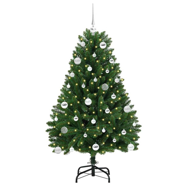 Árbol de Navidad artificial Verde 150 cm PVC y Metal M 3