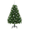 Árbol de Navidad artificial Verde 150 cm PVC y Metal 3