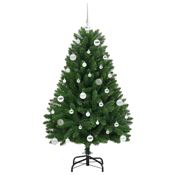 Árbol de Navidad artificial Verde 150 cm PVC y Metal M 4