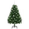 Árbol de Navidad artificial Verde 150 cm PVC y Metal 4