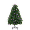 Árbol de Navidad artificial Verde 150 cm PVC y Metal 4