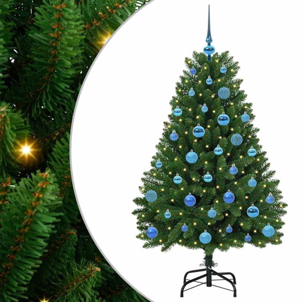 Árbol de Navidad artificial Verde 150 cm PVC y Metal M 2