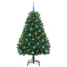 Árbol de Navidad artificial Verde 150 cm PVC y Metal 3
