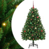 Árbol de Navidad artificial Verde 150 cm PVC y Metal 2