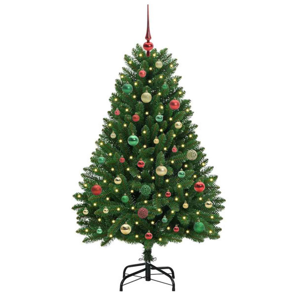 Árbol de Navidad artificial Verde 150 cm PVC y Metal M 3