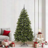 Árbol de Navidad artificial Verde 210 cm PVC y Metal 1