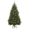Árbol de Navidad artificial Verde 210 cm PVC y Metal 3