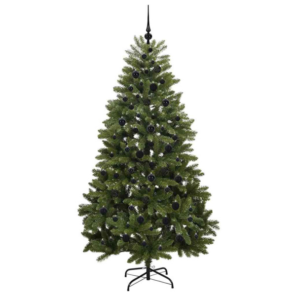 Árbol de Navidad artificial Verde 210 cm PVC y Metal M 4