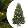 Árbol de Navidad artificial Verde 210 cm PVC y Metal 2