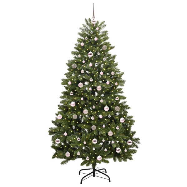 Árbol de Navidad artificial Verde 210 cm PVC y Metal M 3