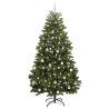 Árbol de Navidad artificial Verde 210 cm PVC y Metal 4