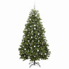 Árbol de Navidad artificial Verde 210 cm PVC y Metal 3