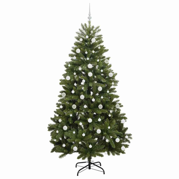Árbol de Navidad artificial Verde 210 cm PVC y Metal M 4