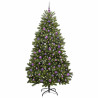 Árbol de Navidad artificial Verde 210 cm PVC y Metal 3