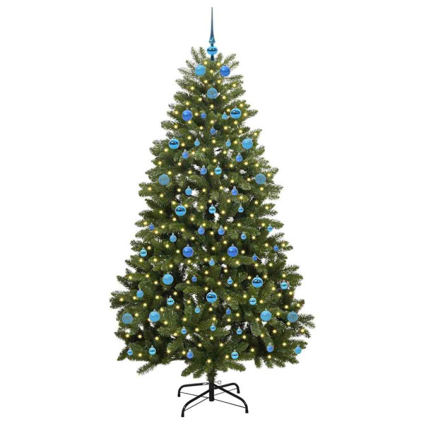 Árbol de Navidad artificial Verde 210 cm PVC y Metal M 3