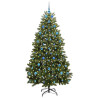 Árbol de Navidad artificial Verde 210 cm PVC y Metal 3