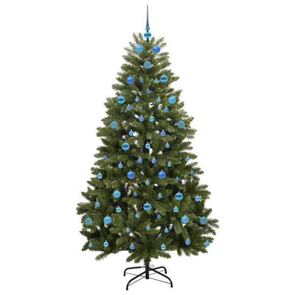 Árbol de Navidad artificial Verde 210 cm PVC y Metal M 4