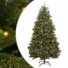Árbol de Navidad artificial Verde 240 cm PVC y Metal 2