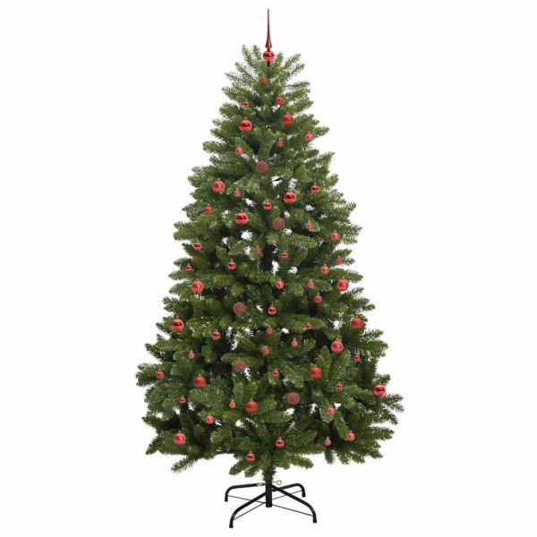 Árbol de Navidad artificial Verde 240 cm PVC y Metal M 4