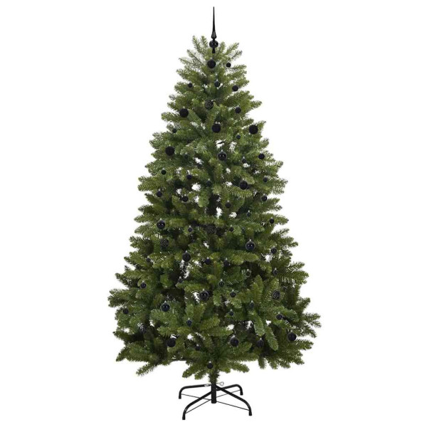 Árbol de Navidad artificial Verde 240 cm PVC y Metal M 4