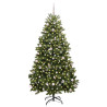 Árbol de Navidad artificial Verde 240 cm PVC y Metal 3